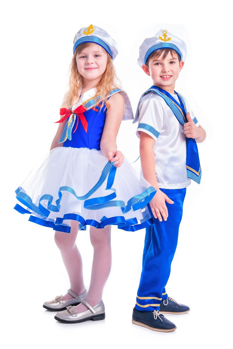 Масочка - «Морячка» карнавальный костюм для девочки / фото №2626