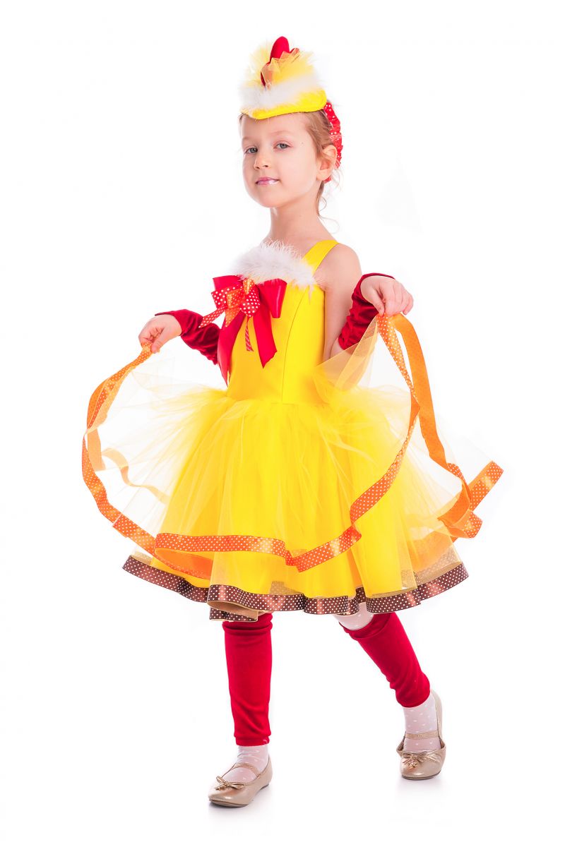 Масочка - «Курочка Цип-цип» карнавальный костюм для девочки / фото №2629