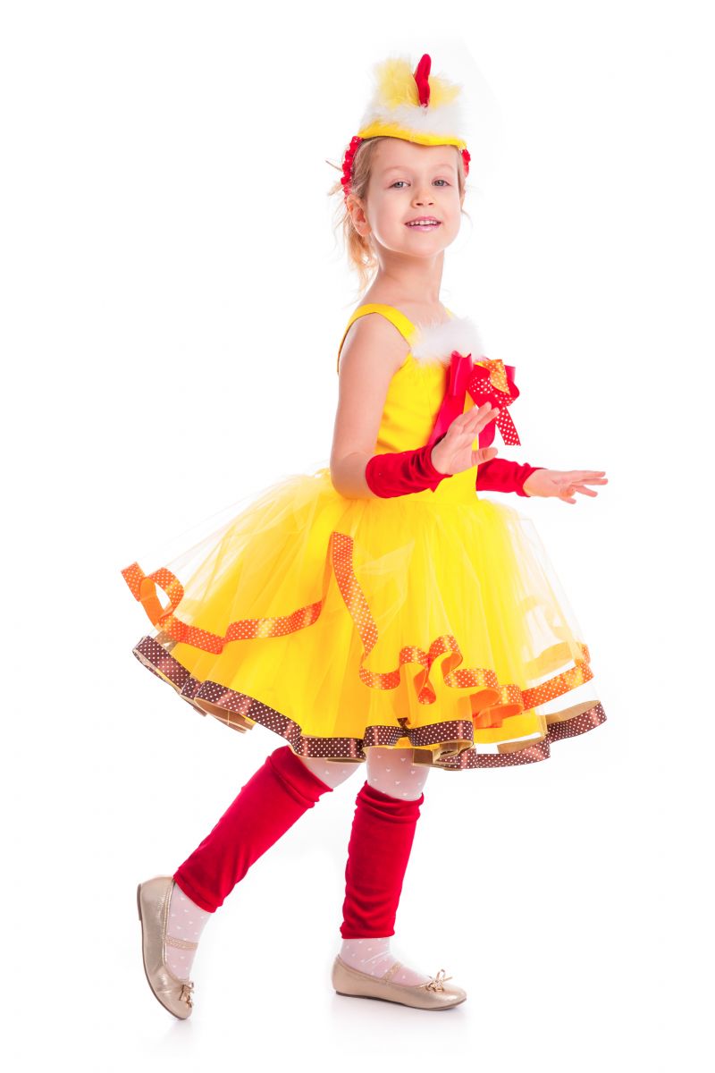 Масочка - «Курочка Цип-цип» карнавальный костюм для девочки / фото №2630