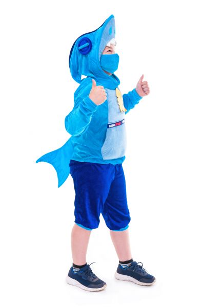 Леон Акула "Brawl Stars" карнавальний костюм для хлопчика