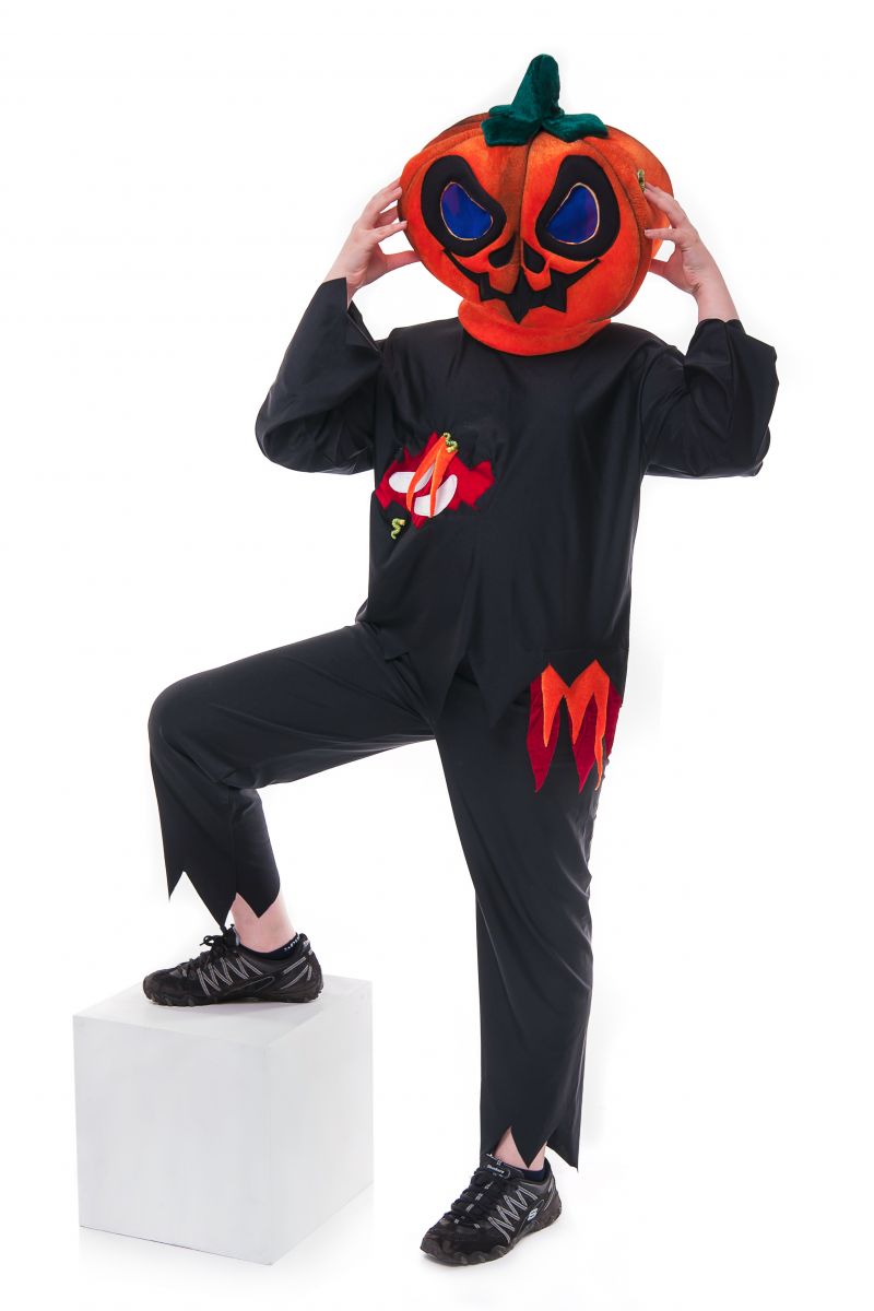 Масочка - «Страшная тыква» карнавальный костюм для мальчика / фото №2744
