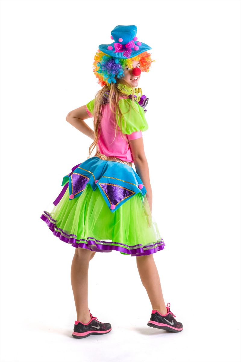 Масочка - Клоунесса карнавальный костюм для взрослых / фото №2781