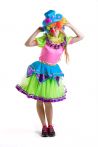 Клоунесса карнавальный костюм для взрослых - 2782
