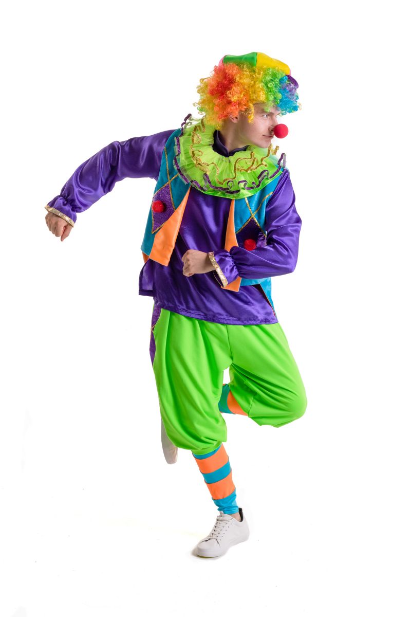 Масочка - «Клоун» карнавальный костюм для аниматоров / фото №2792