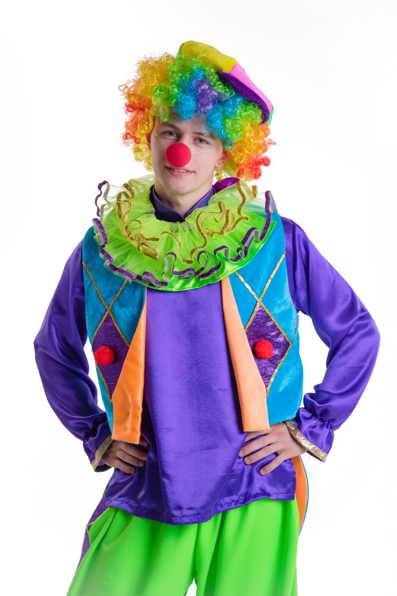 Масочка - «Клоун» карнавальный костюм для аниматоров / фото №2794