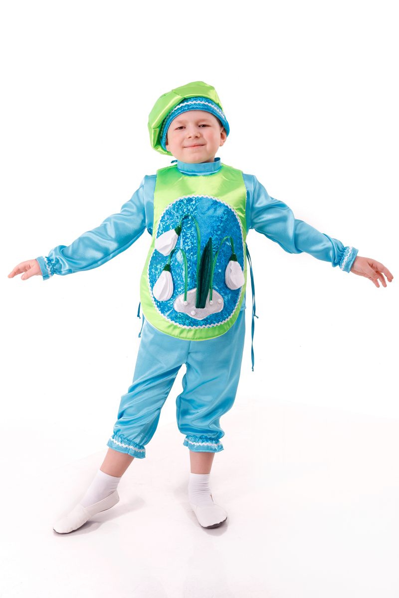 Масочка - «Подснежник» карнавальный костюм для мальчика / фото №2985