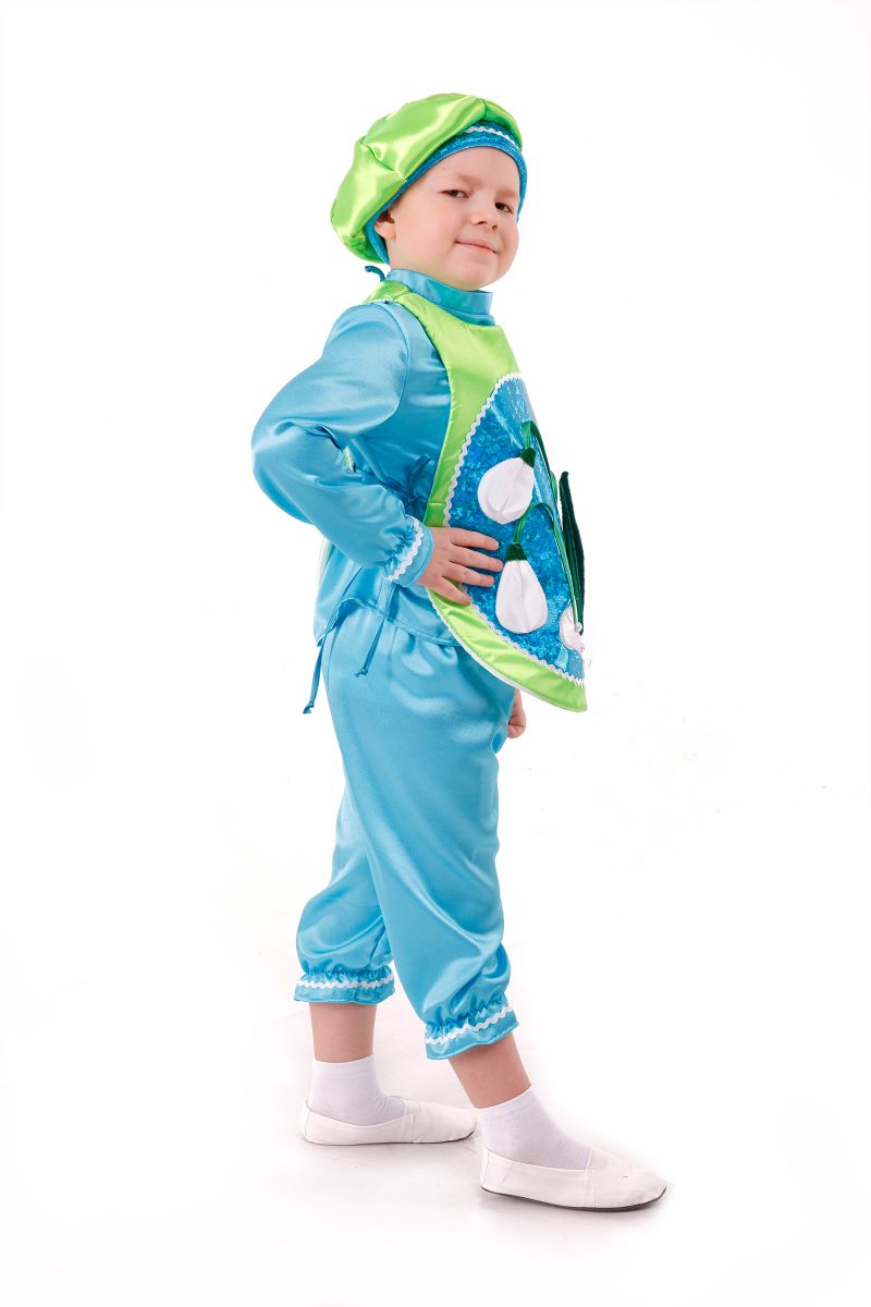 Масочка - «Подснежник» карнавальный костюм для мальчика / фото №2986
