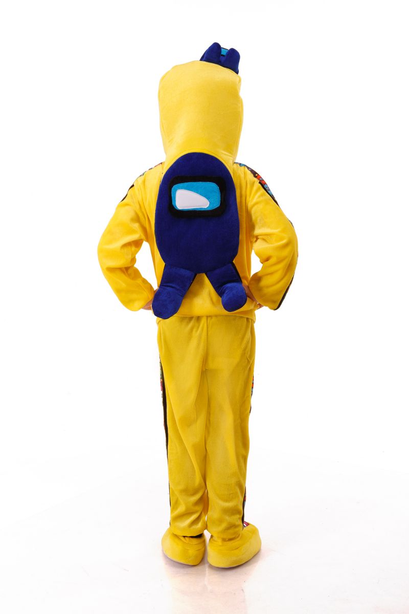 Масочка - Желтый AmongUs «Амонг Ас» карнавальный костюм для детей / фото №3015