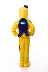 Желтый AmongUs «Амонг Ас» карнавальный костюм для детей - 3015