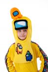 Желтый AmongUs «Амонг Ас» карнавальный костюм для детей - 3016