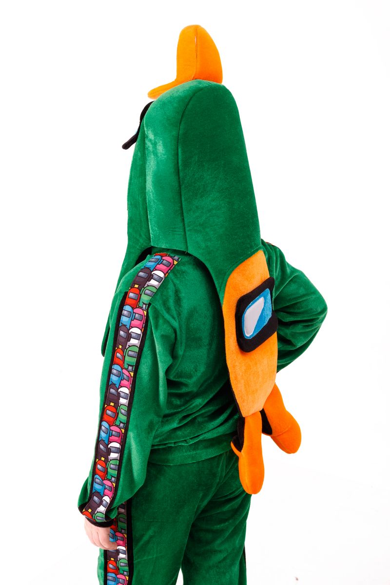 Масочка - Зеленый AmongUs «Амонг Ас» карнавальный костюм для детей / фото №3021