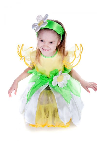 «Ромашка» карнавальний костюм для дівчинки