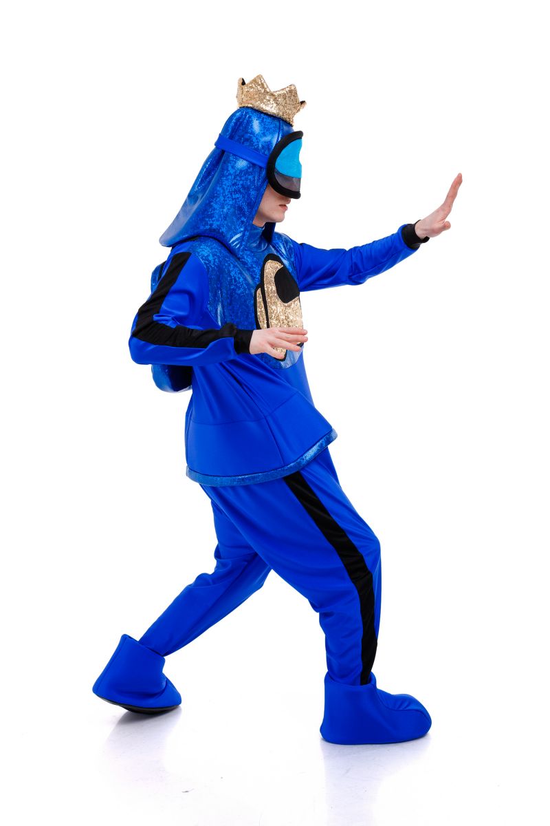 Масочка - Синий AmongUs «Амонг Ас» карнавальный костюм для аниматоров / фото №3032