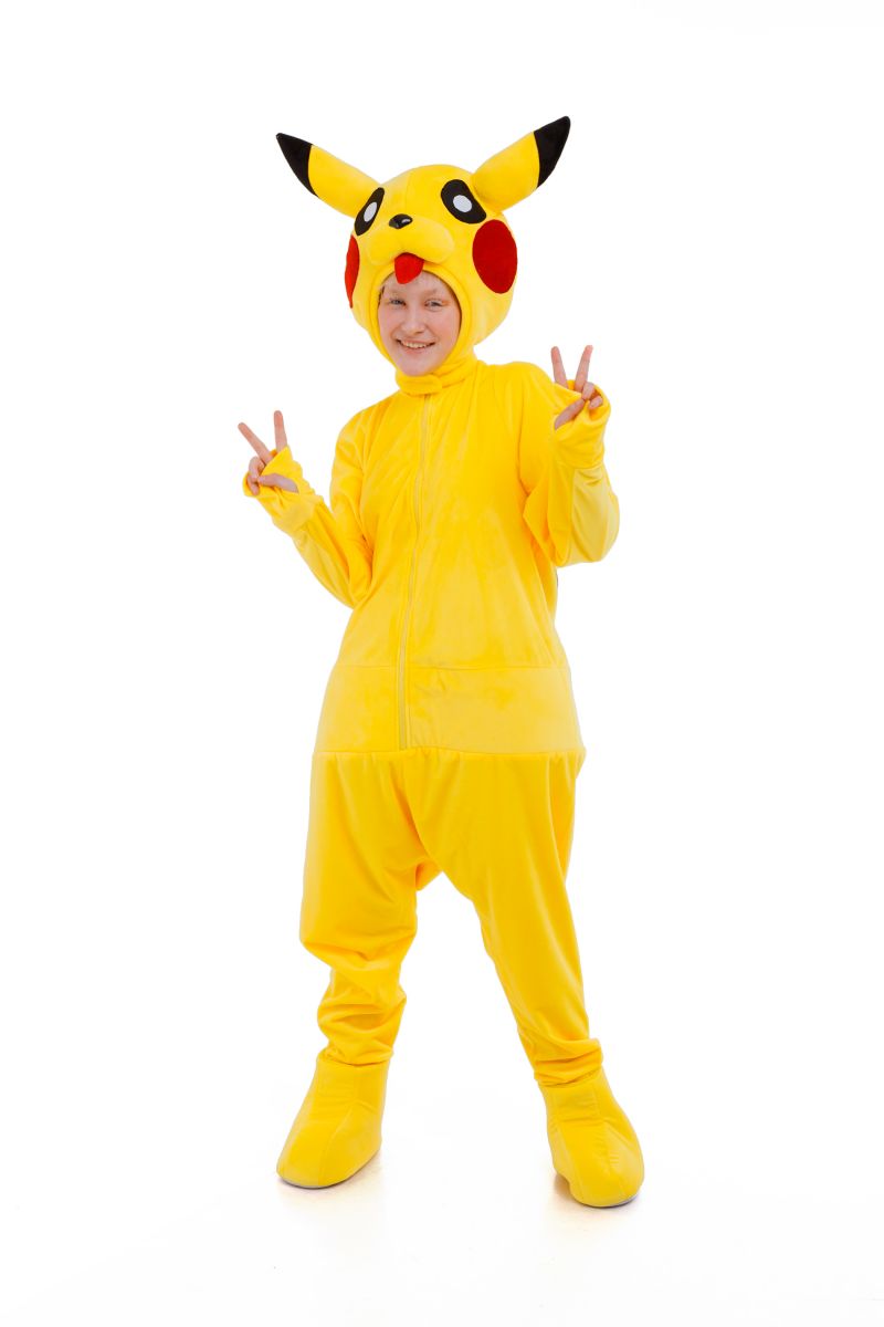 Масочка - Пикачу «Pokemon Pikachu» карнавальный костюм для аниматоров / фото №3041