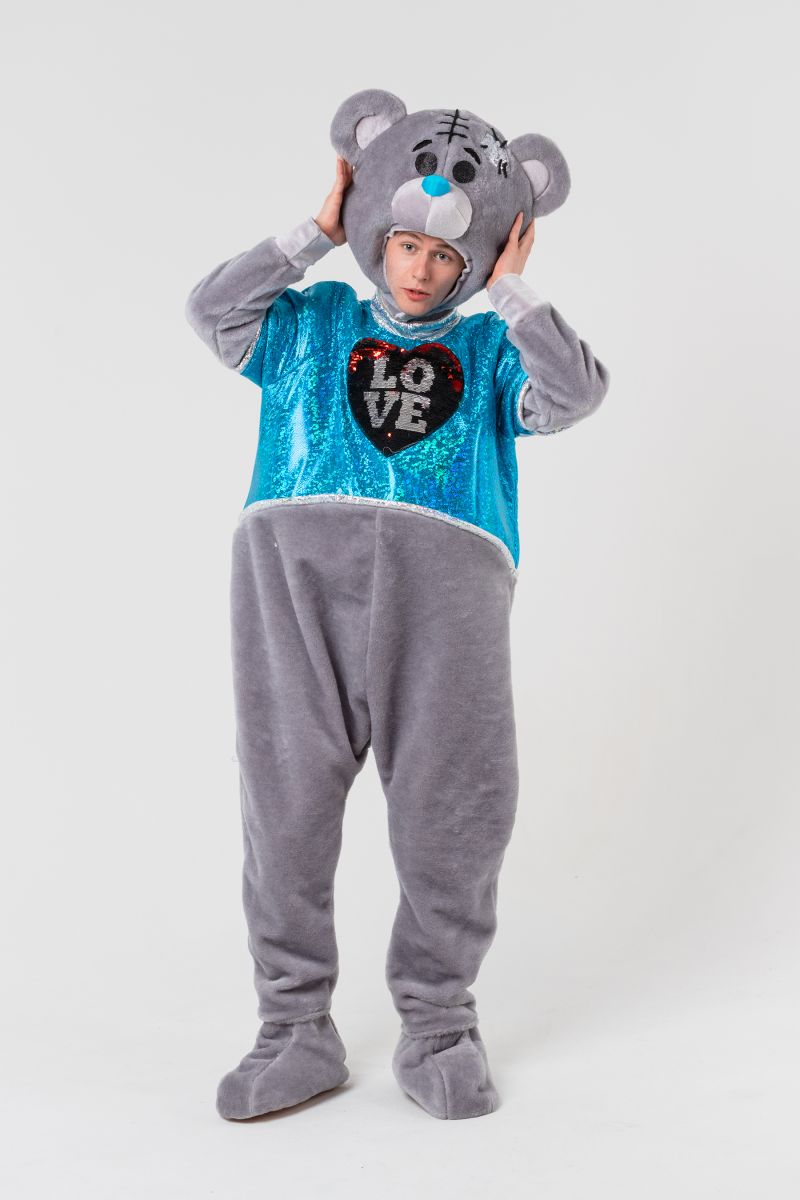 Масочка - Мишка Тедди мальчик «Teddy Bear» карнавальный костюм для аниматоров / фото №3061