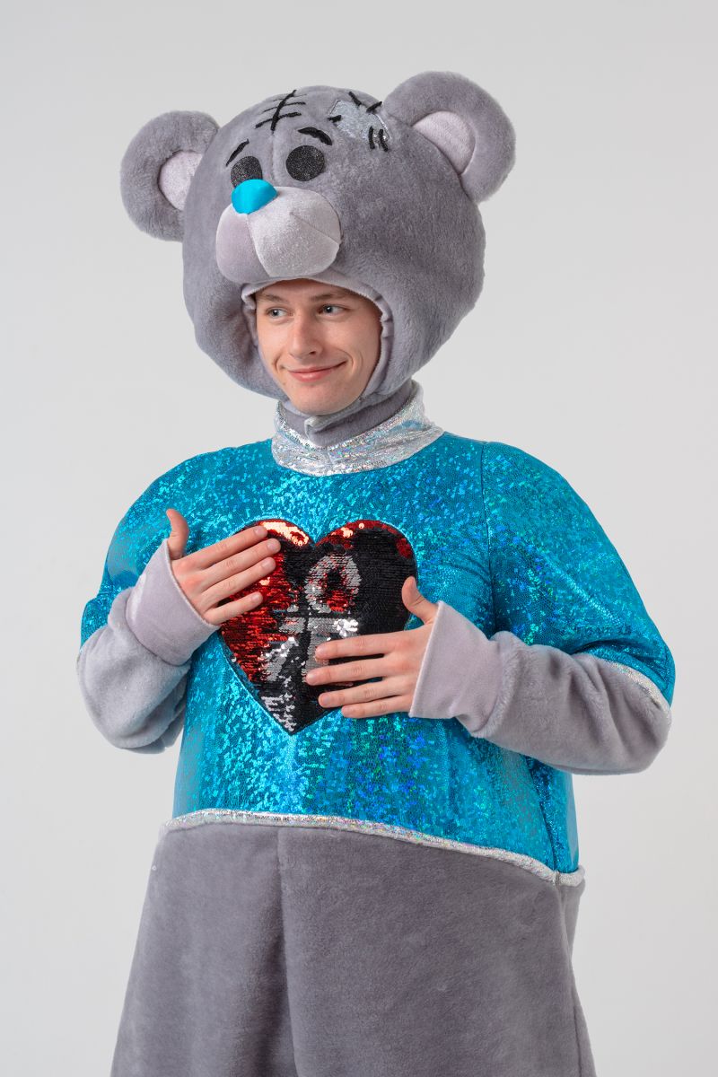 Масочка - Мишка Тедди мальчик «Teddy Bear» карнавальный костюм для аниматоров / фото №3064