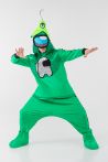 Зеленый AmongUs «Амонг Ас» карнавальный костюм для аниматоров - 3082