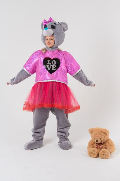 Ведмедик Тедді дівчинка «Teddy Bear» карнавальний костюм для аніматора
