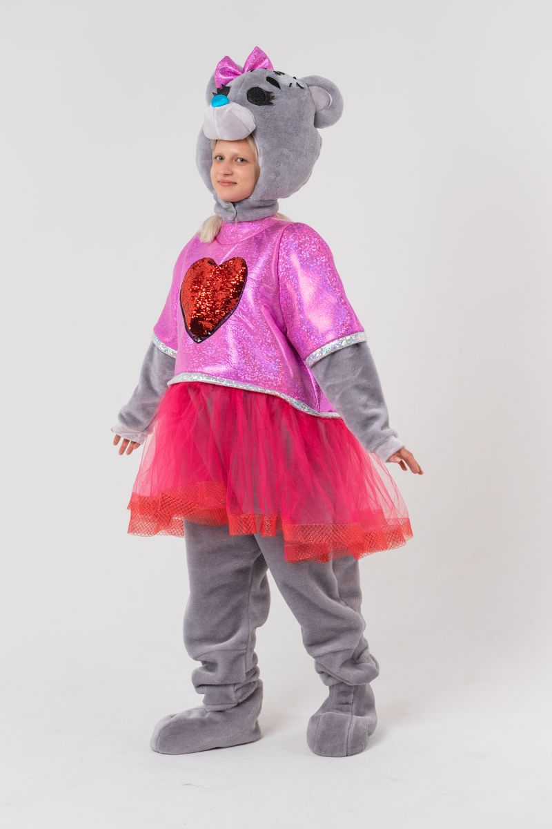 Масочка - Мишка Тедди девочка «Teddy Bear» карнавальный костюм для аниматора / фото №3099