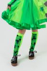 Крипер Девочка в юбке «Minecraft» карнавальный костюм для аниматоров - 3164