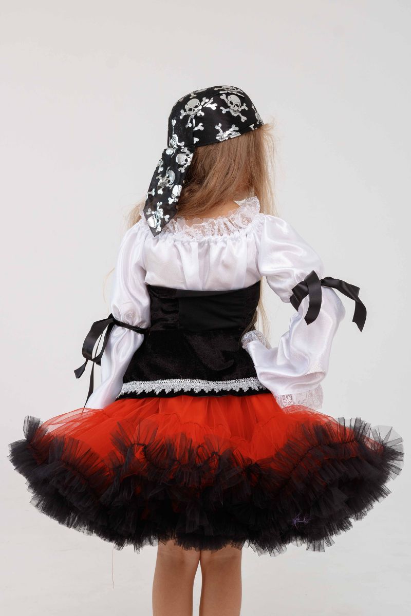 Масочка - «Пиратка красотка» карнавальный костюм для девочки / фото №3255
