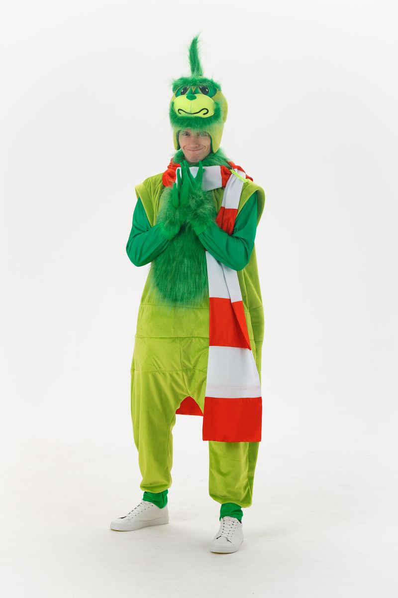 Масочка - «Гринч» карнавальный костюм для аниматоров / фото №3339