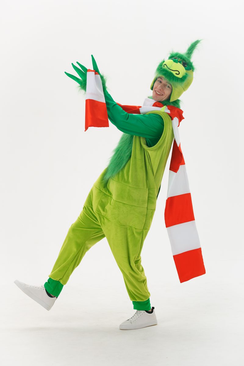 Масочка - «Гринч» карнавальный костюм для аниматоров / фото №3340