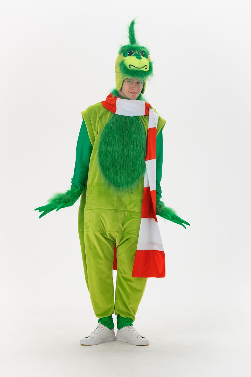 Масочка - «Гринч» карнавальный костюм для аниматоров / фото №3341