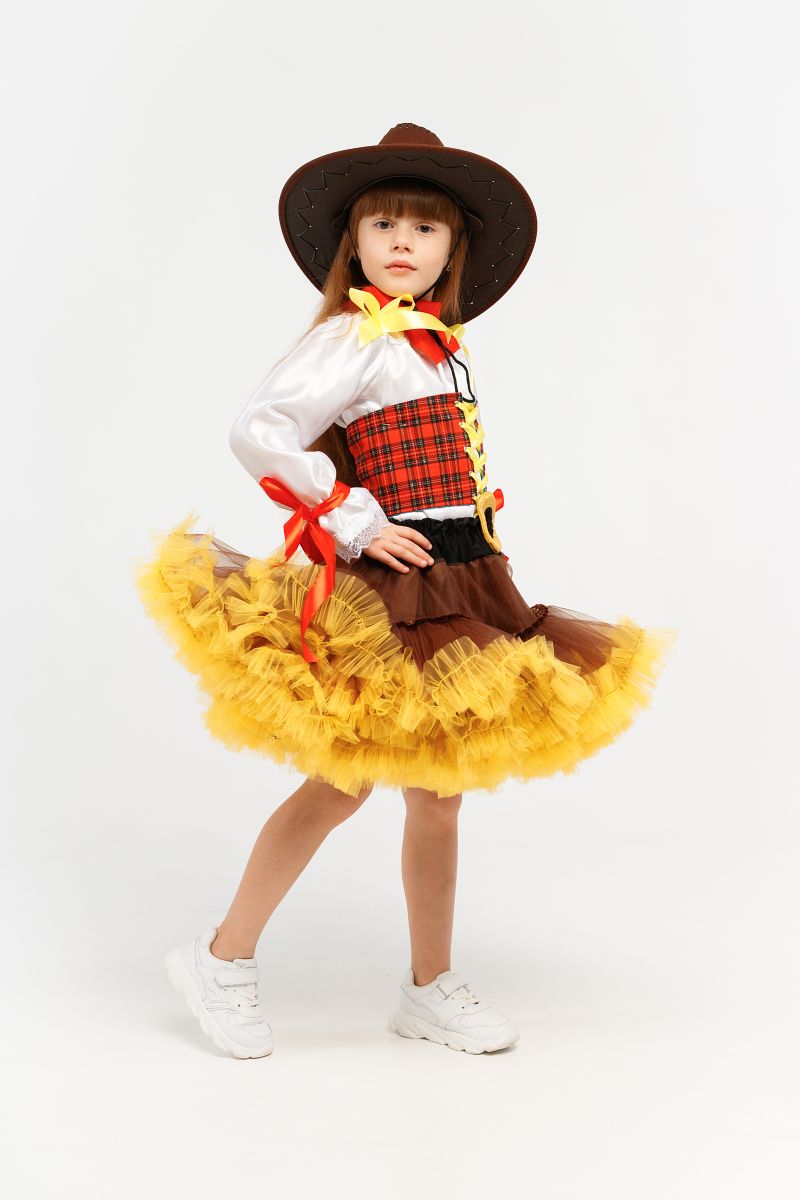 Масочка - «Ковбойша» карнавальный костюм для девочки / фото №3356