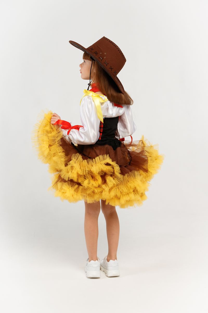 Масочка - «Ковбойша» карнавальный костюм для девочки / фото №3358