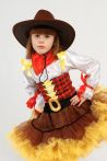 «Ковбойша» карнавальный костюм для девочки - 3360