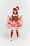 «Помощница Санта Клауса» карнавальный костюм для девочки - 3363