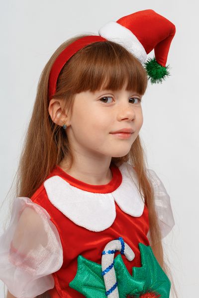 «Помощница Санта Клауса» карнавальный костюм для девочки