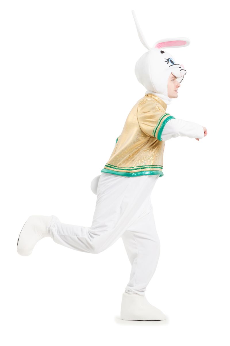 Масочка - Зайчик "Пасхальный с морковкой"карнавальный костюм для аниматорок / фото №3502