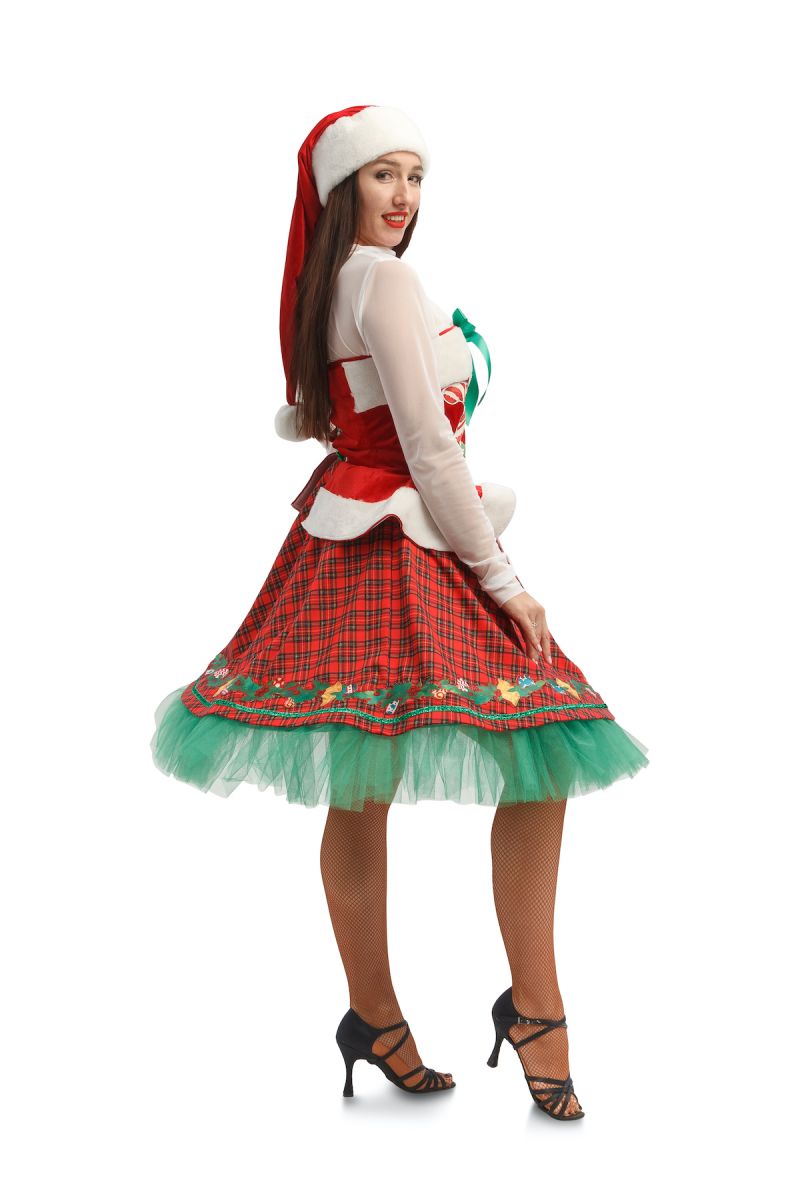 Масочка - Подруга Санты "Santa Girl"Каравалный костюм для аниматоров / фото №3559