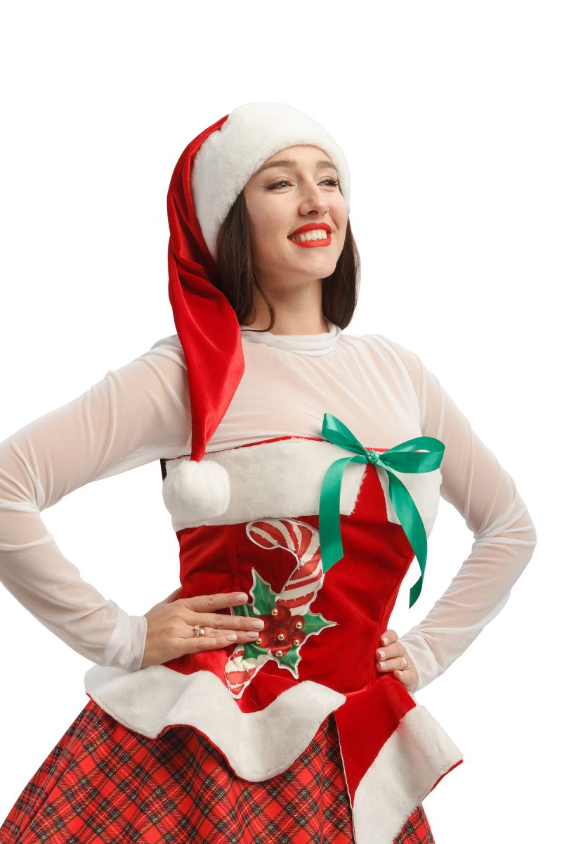 Масочка - Подруга Санты "Santa Girl"Каравалный костюм для аниматоров / фото №3561