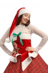 Подруга Санты "Santa Girl"Каравалный костюм для аниматоров - 3566