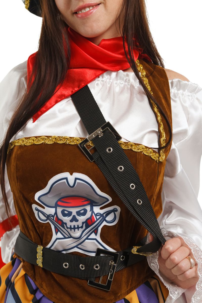 Масочка - "Пиратка" Карнавальный костюм для аниматоров / фото №3595
