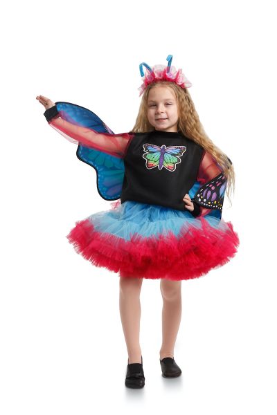 Бабочка "Изумрудная" карнавальный костюм для девочки