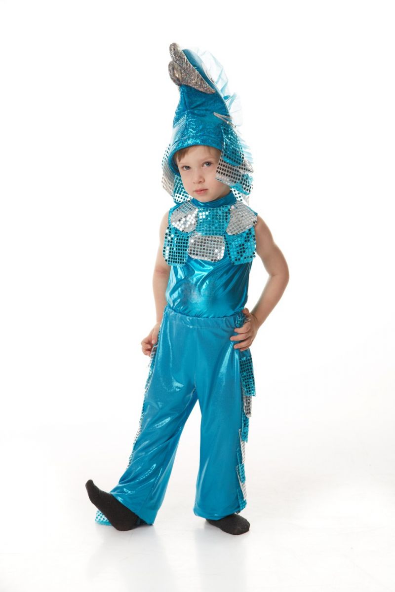 Масочка - «Рибка» карнавальний костюм для хлопчика / фото №399