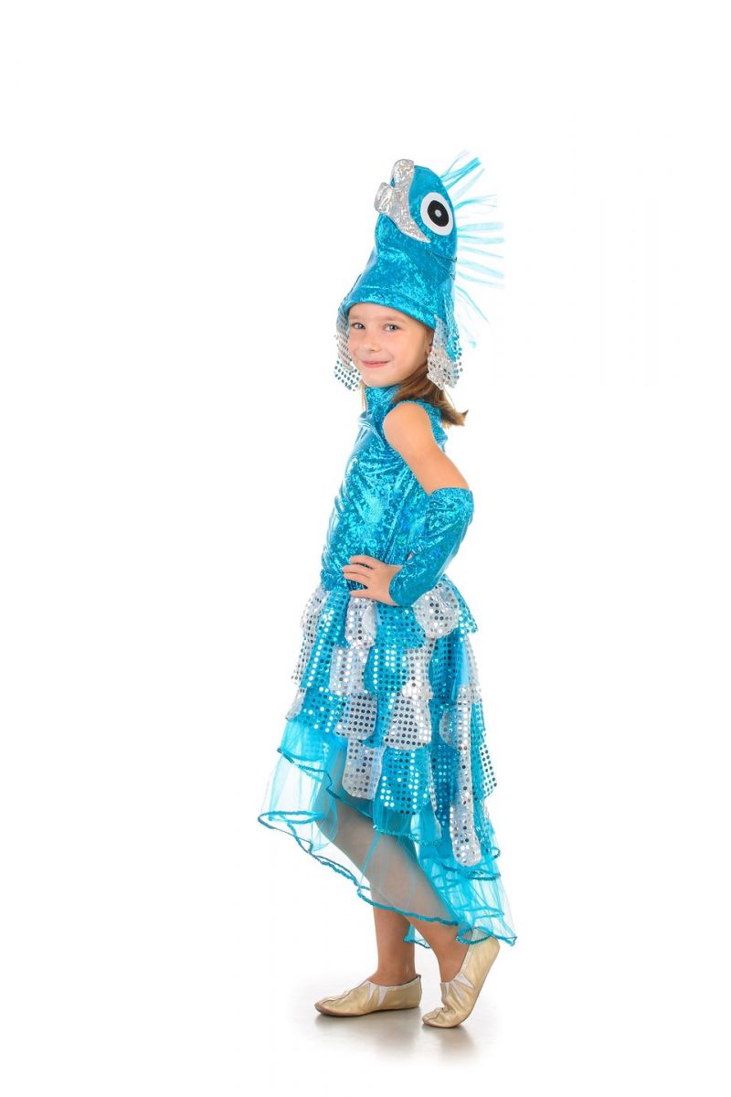 Масочка - «Рибка зі шлейфом» карнавальний костюм для дівчинки / фото №401