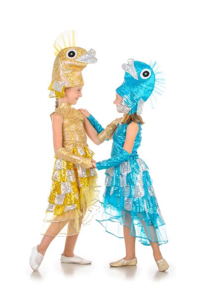 «Рибка зі шлейфом» карнавальний костюм для дівчинки