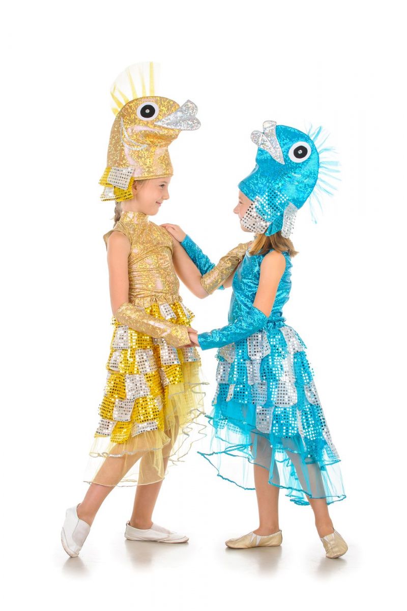 Масочка - «Рибка зі шлейфом» карнавальний костюм для дівчинки / фото №403
