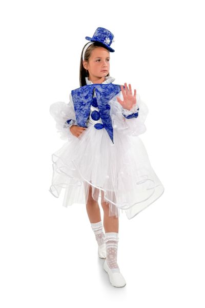 "Сніговик дівчинка" карнавальний костюм для дівчат "Сніговик дівчинка" карнавальний костюм для дівчат