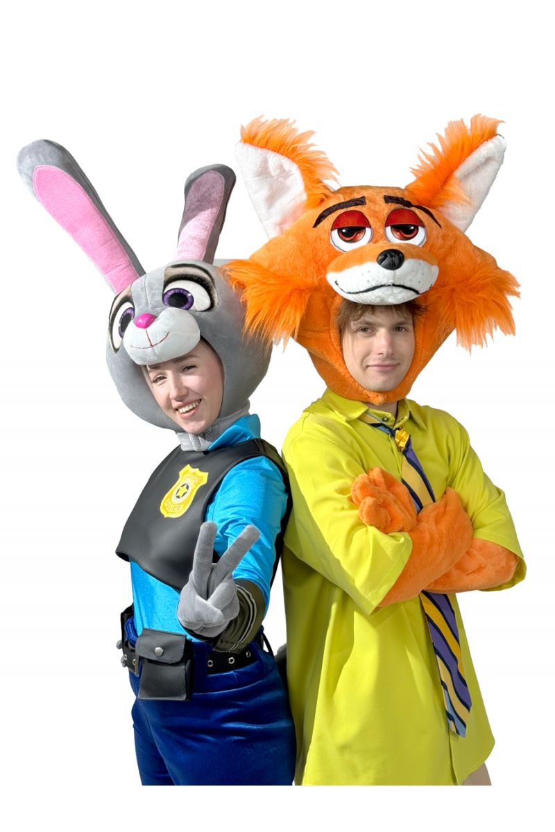 Масочка - Ник Уайльд карнавальный костюм для аниматоров / фото №4180