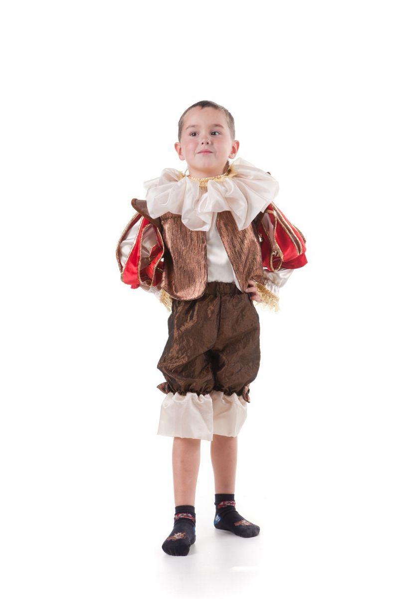 Масочка - «Паж» карнавальный костюм для мальчика / фото №430