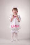 «Кошка белая» карнавальный костюм для девочки - 452