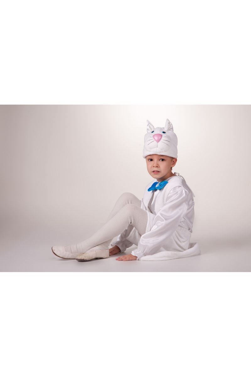 «Кот белый» карнавальный костюм для мальчика