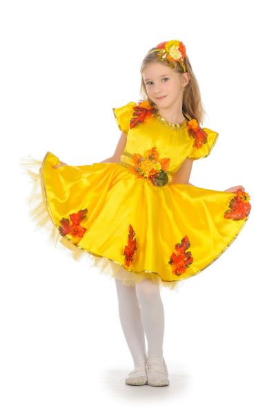 «Осіння казка» карнавальний костюм для дівчинки