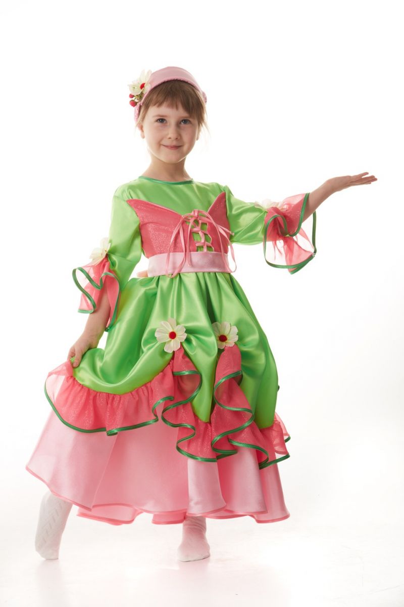 «Весна розовая» карнавальный костюм для девочки